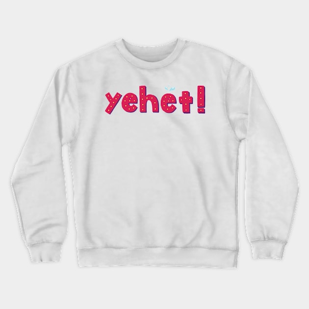 EXO Sehun Yehet typography Crewneck Sweatshirt by Oricca